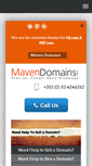 Mobile Screenshot of mavendomains.com